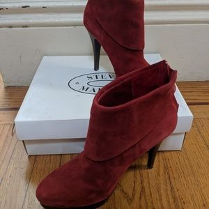 Steve Madden Trishia boots red size 10 US